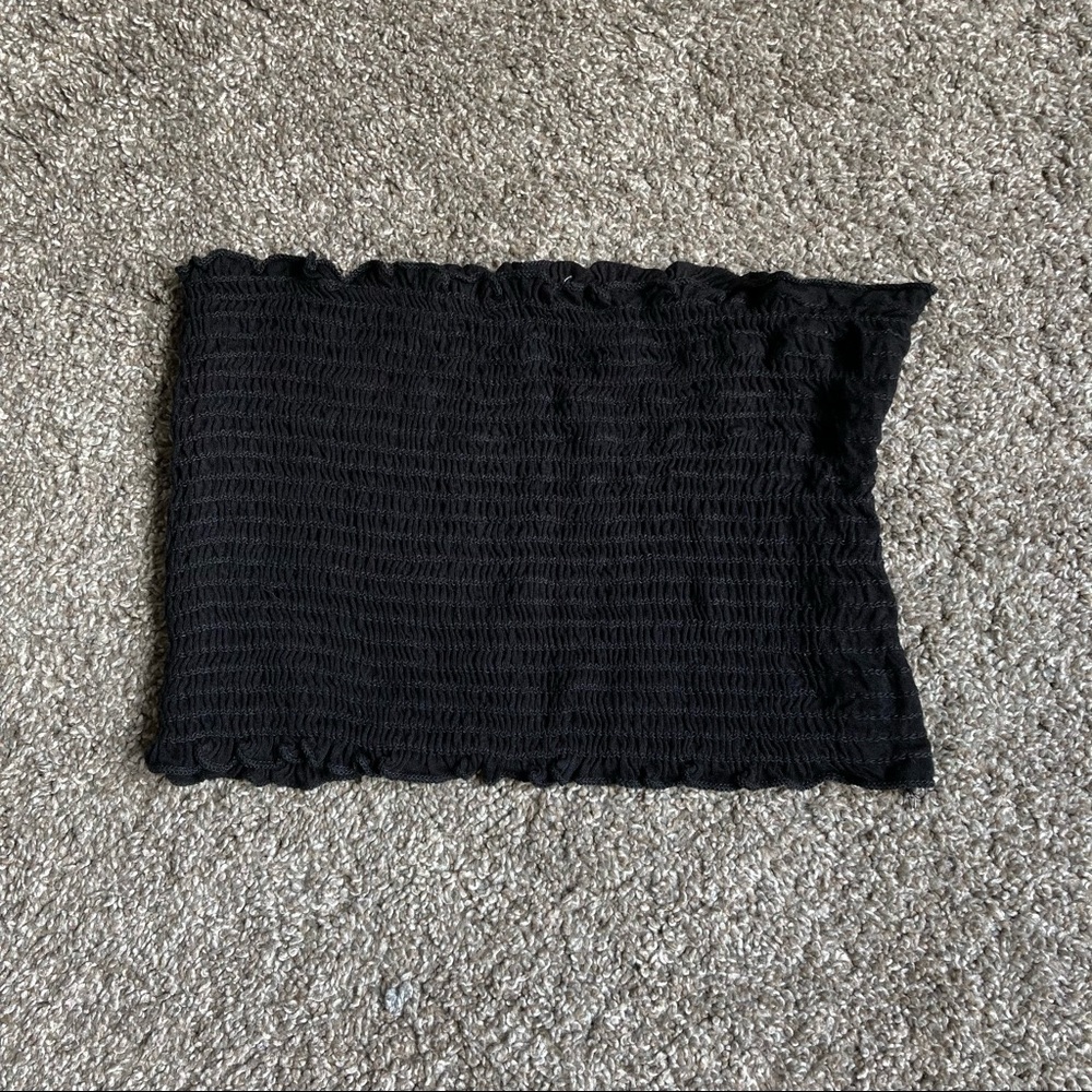 Caution to the wind tube top small black 🔥